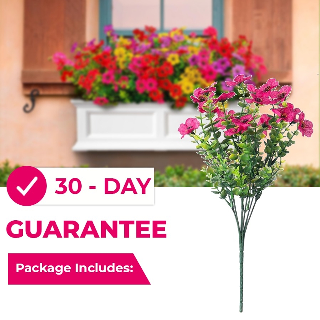 🔥Last Day 50% OFF🔥Realistic UV-Resistant Outdoor Flowers – Zero Maintenance